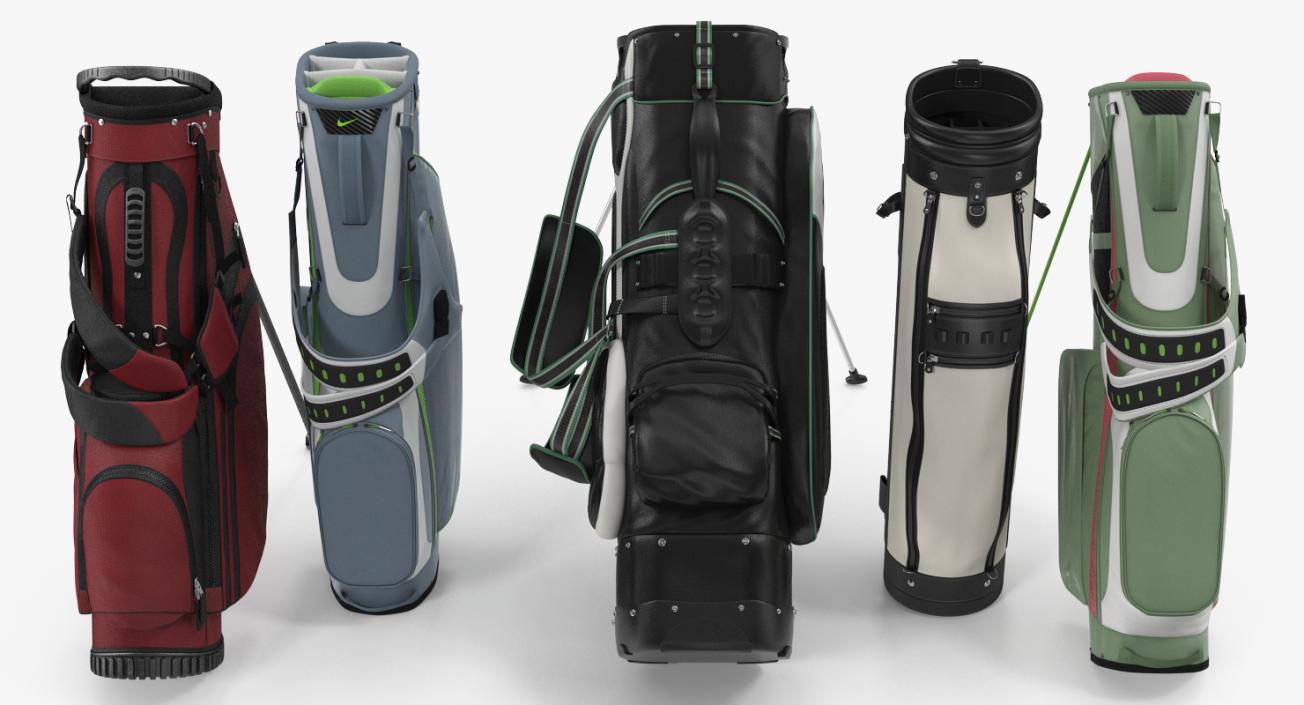 Golf Bags Collection 5 3D