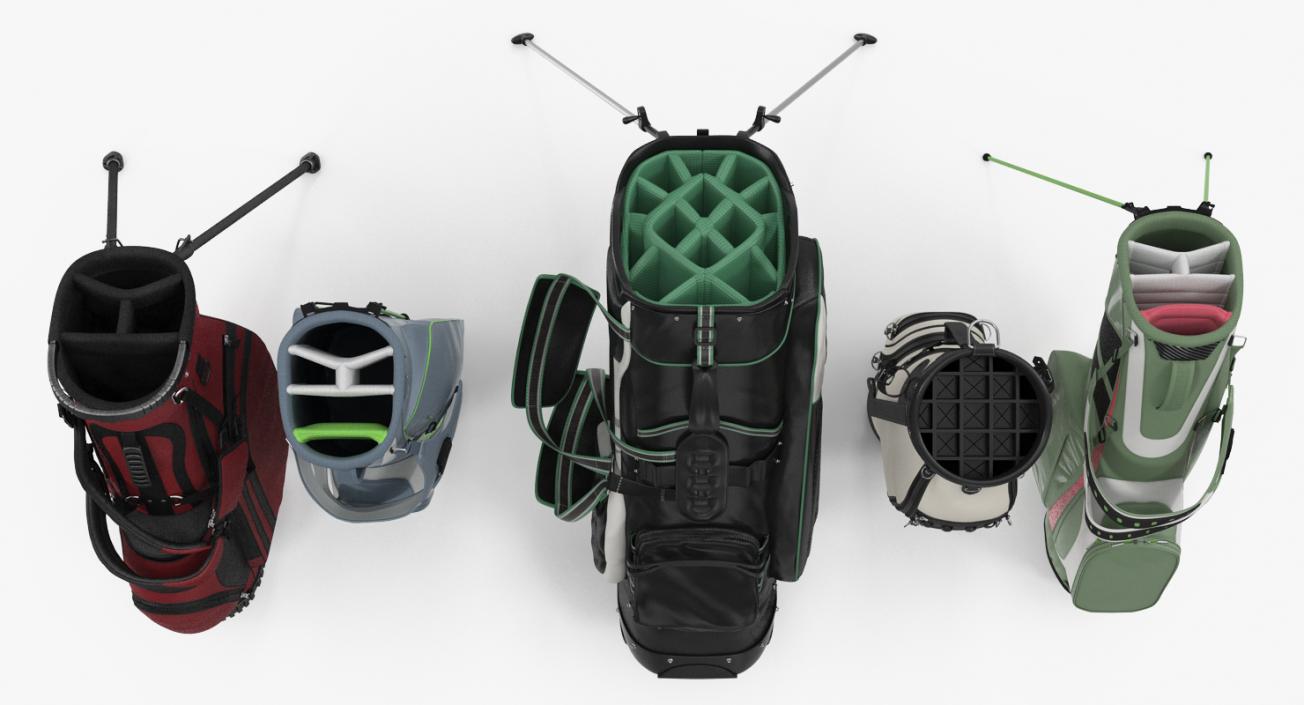 Golf Bags Collection 5 3D