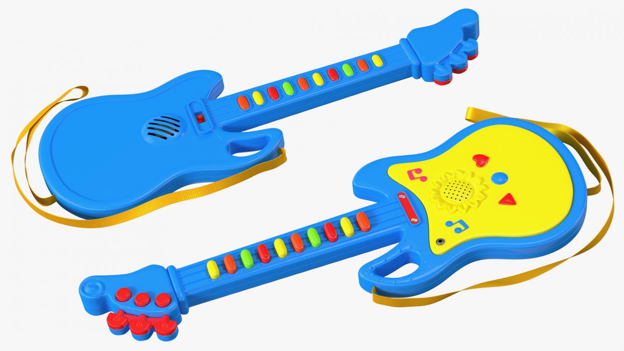 3D Musical Toy Instruments Collection 2