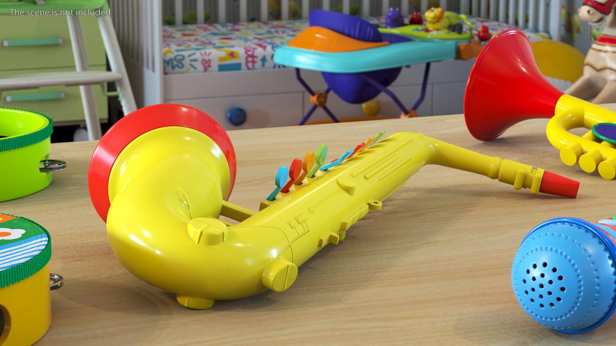 3D Musical Toy Instruments Collection 2