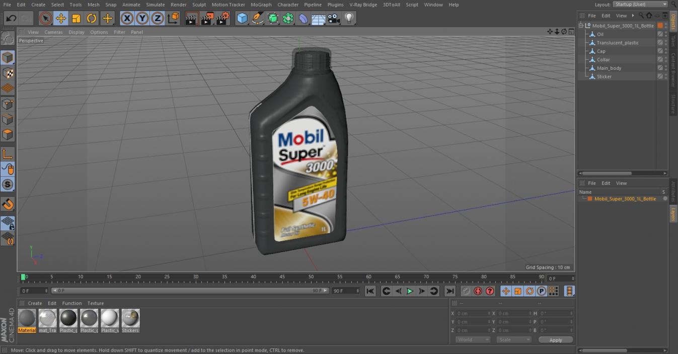 3D Mobil Super 3000 1L Bottle