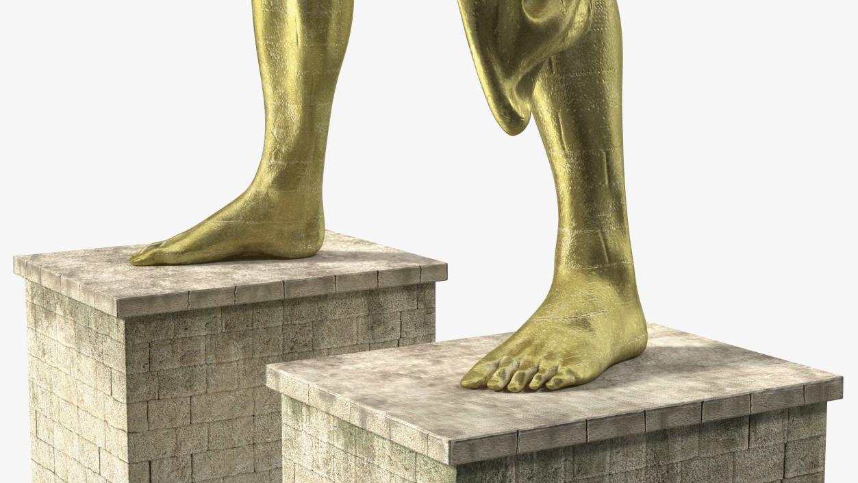 3D Colossus of Rhodes model