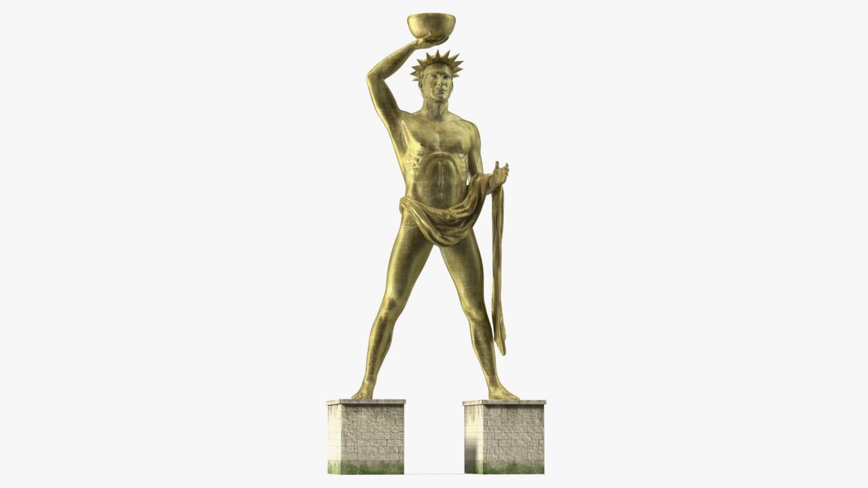 3D Colossus of Rhodes model