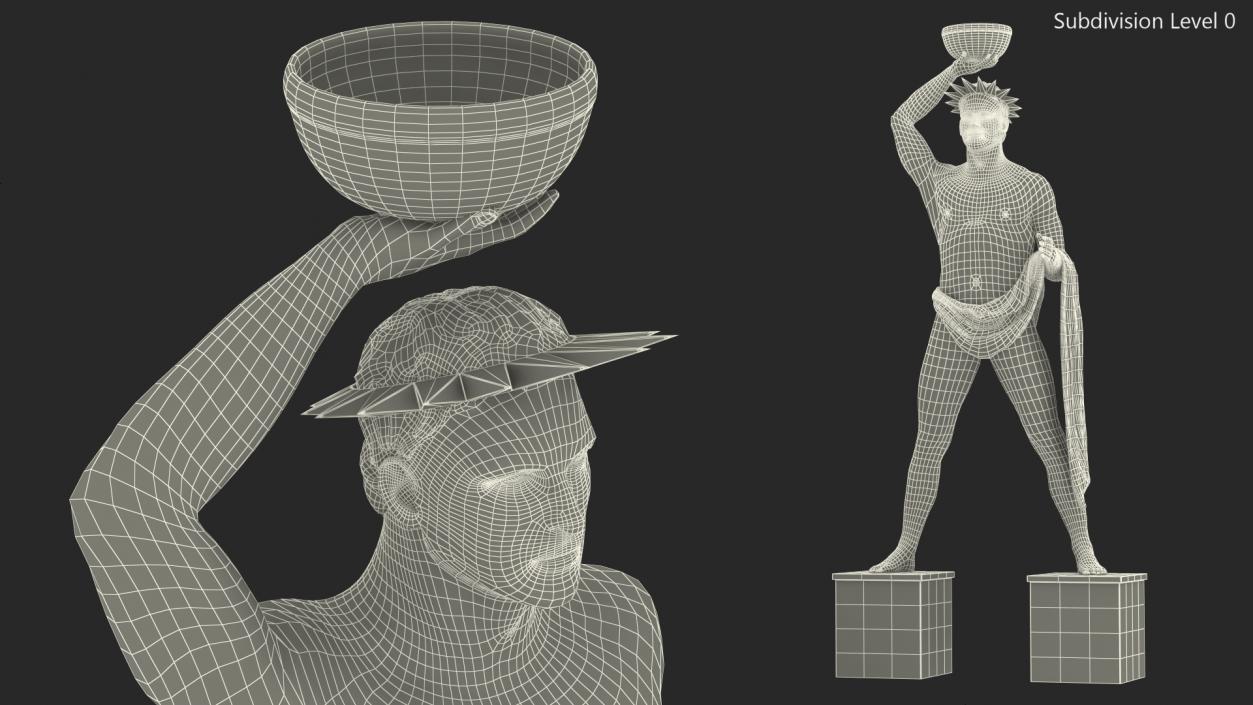 3D Colossus of Rhodes model