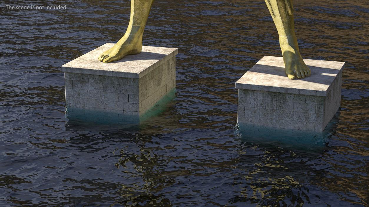 3D Colossus of Rhodes model