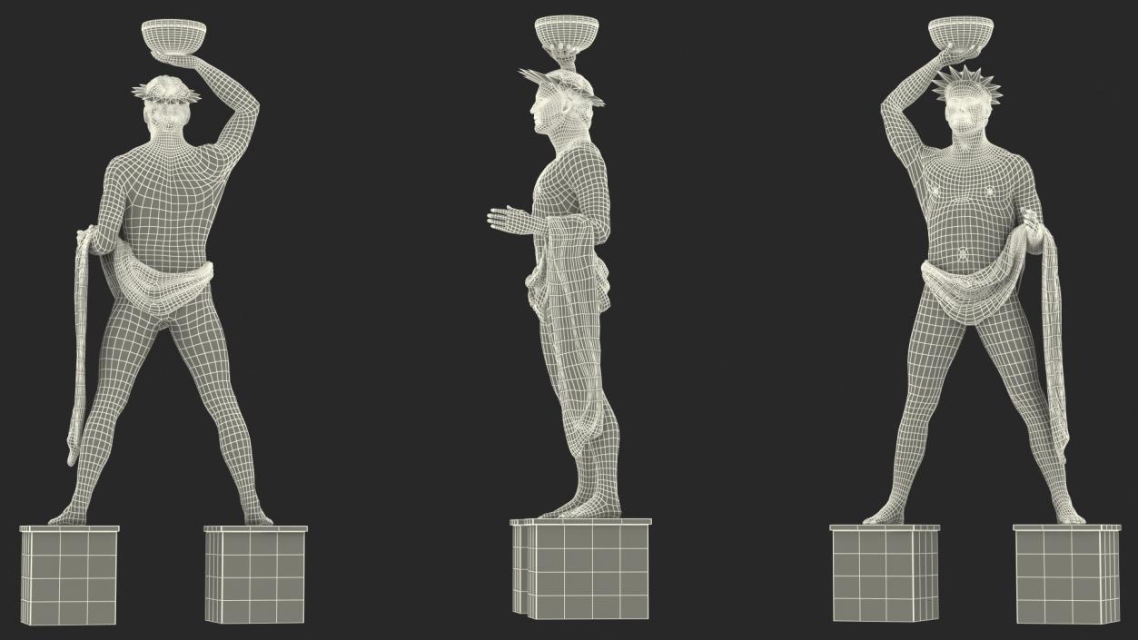 3D Colossus of Rhodes model