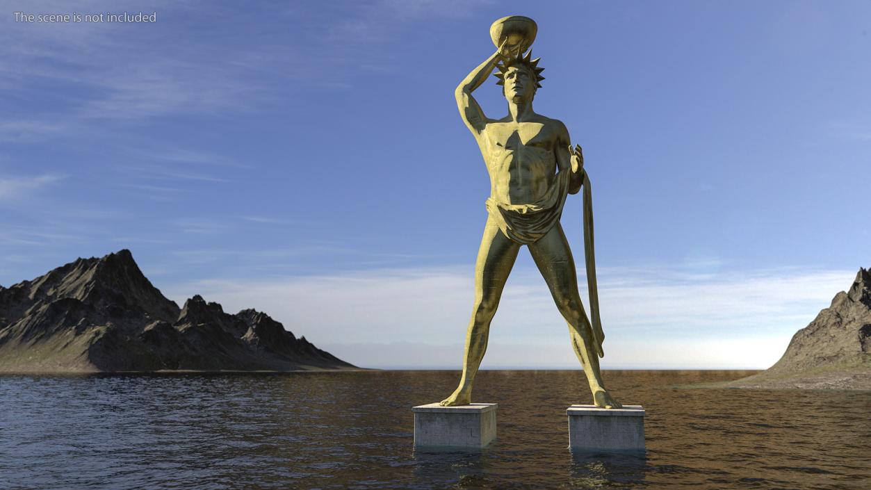 3D Colossus of Rhodes model