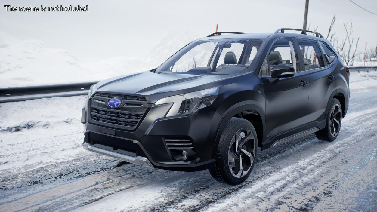 3D Subaru Forester 2022 Black