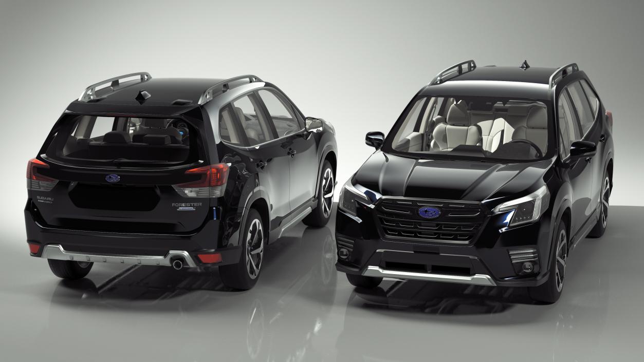 3D Subaru Forester 2022 Black