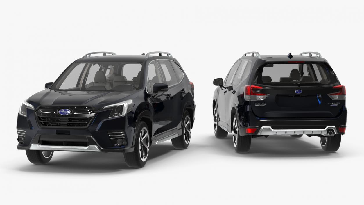 3D Subaru Forester 2022 Black