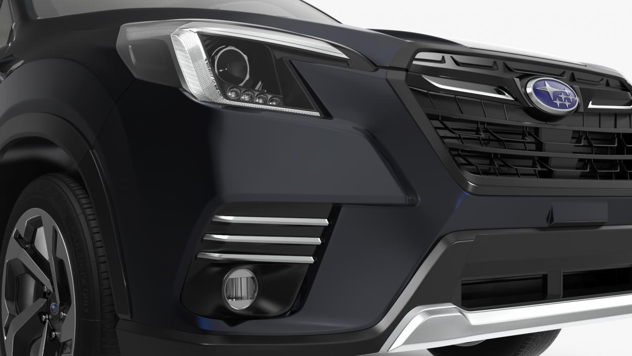 3D Subaru Forester 2022 Black