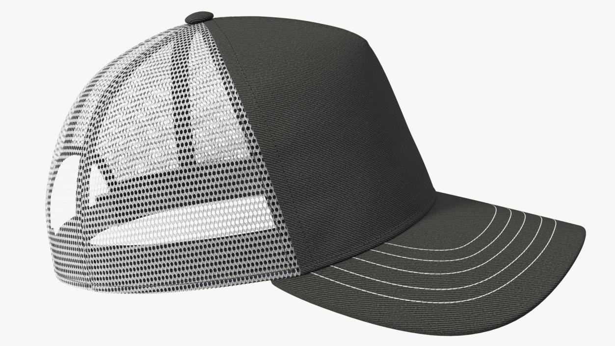 3D Trucker Hat Grey