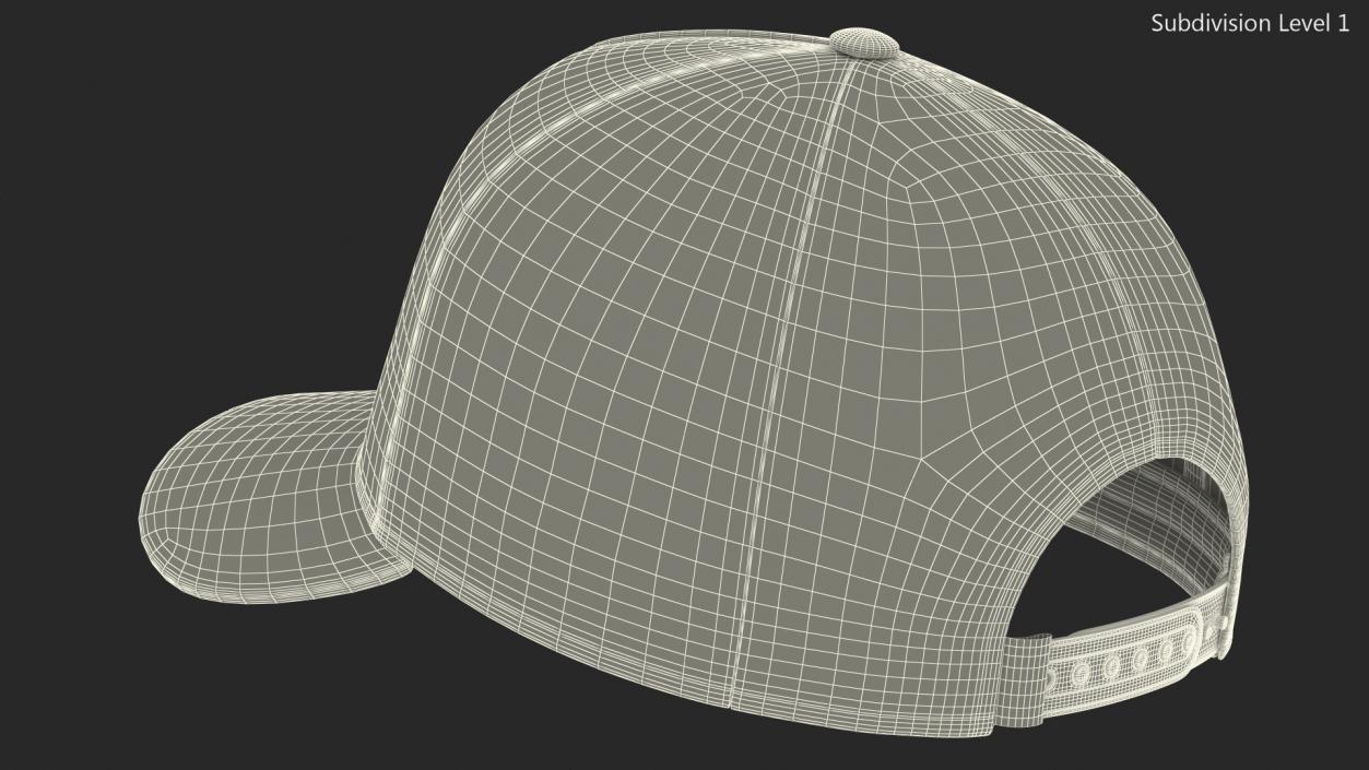 3D Trucker Hat Grey