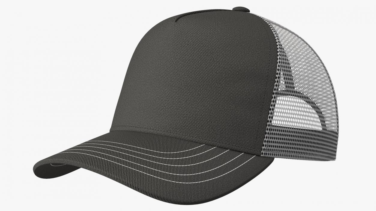 3D Trucker Hat Grey