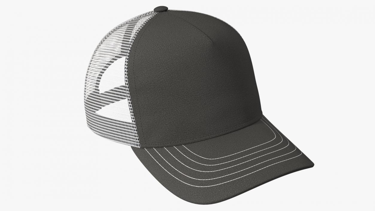 3D Trucker Hat Grey