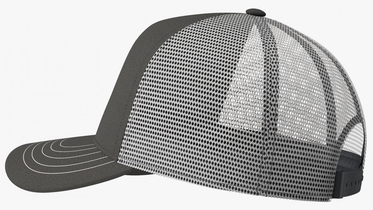 3D Trucker Hat Grey