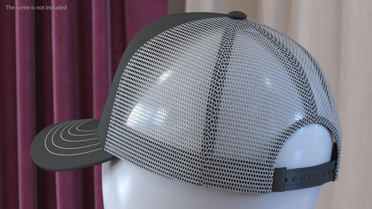 3D Trucker Hat Grey