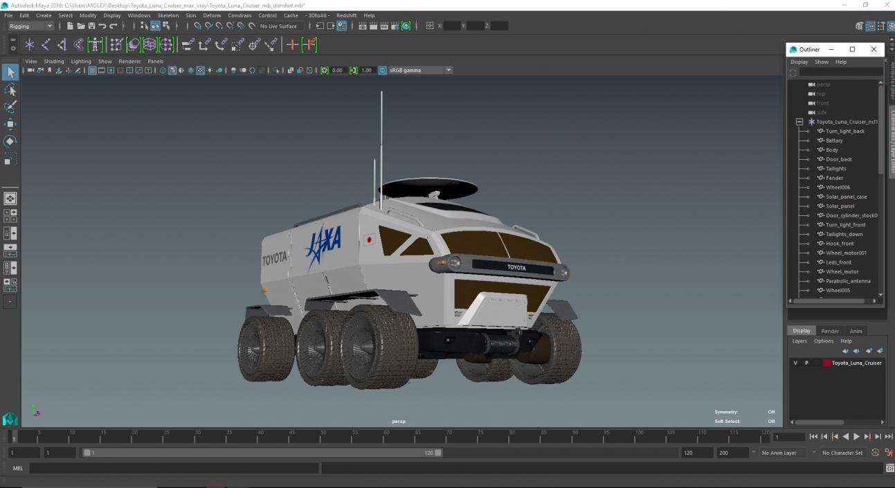 Toyota Luna Cruiser 3D model