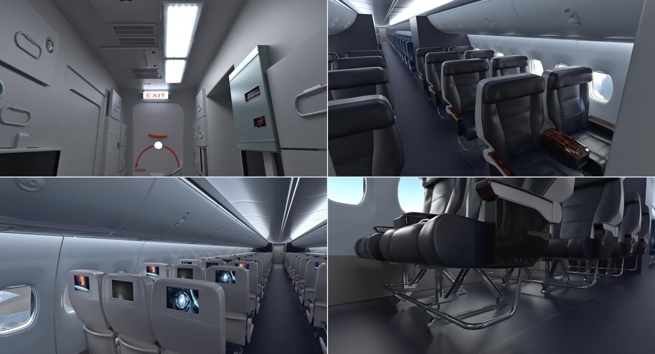 Boeing 737-900 with Interior Southwest Airlines 3D