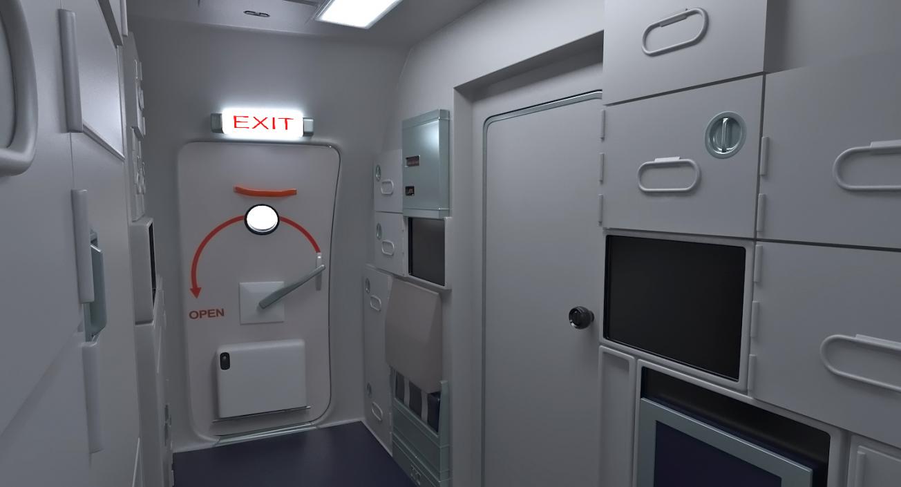 Boeing 737-900 with Interior Southwest Airlines 3D