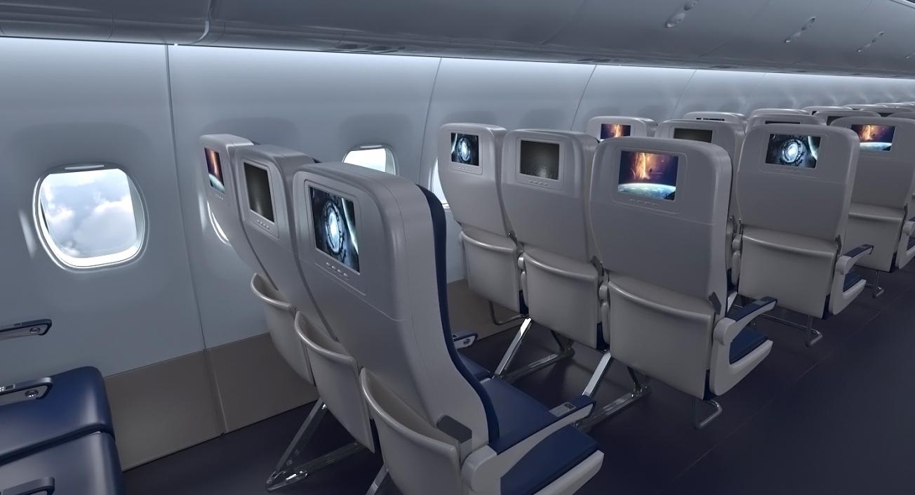 Boeing 737-900 with Interior Southwest Airlines 3D