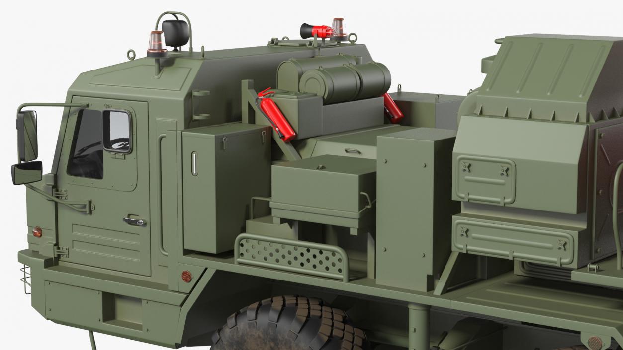 3D model Vityaz S 350E 50R6 Missile Launcher