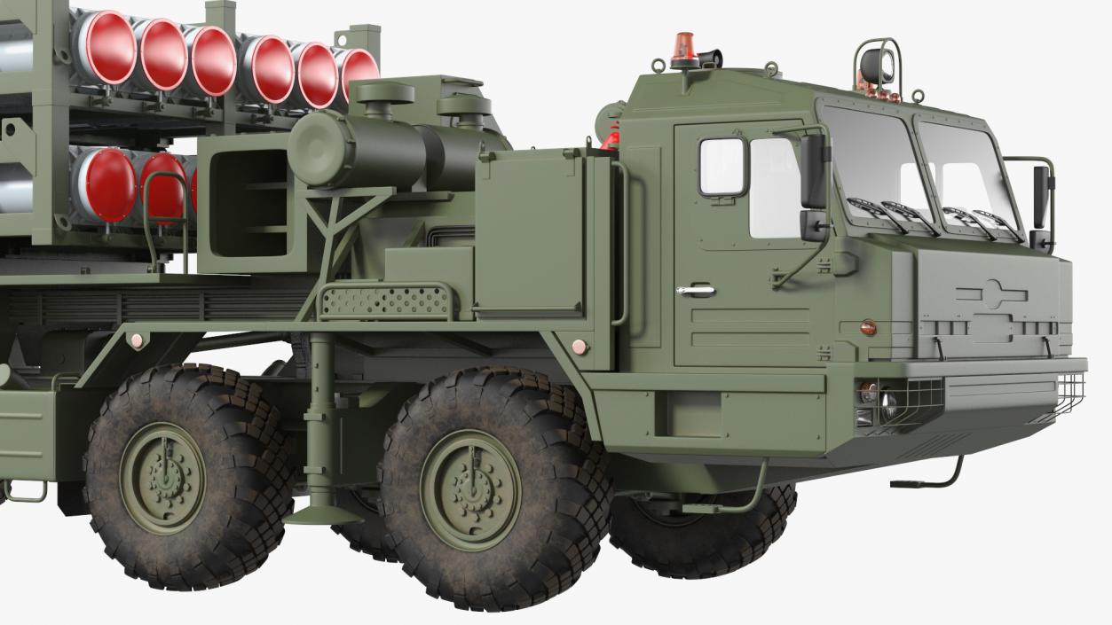 3D model Vityaz S 350E 50R6 Missile Launcher