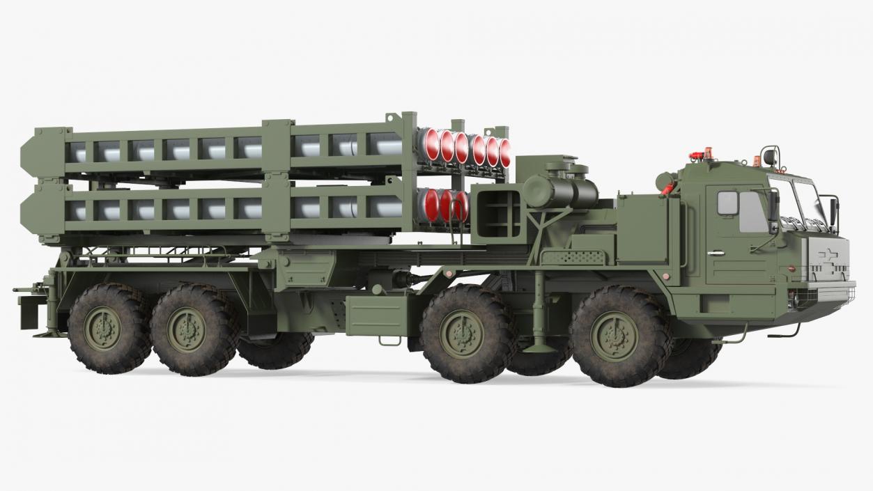 3D model Vityaz S 350E 50R6 Missile Launcher