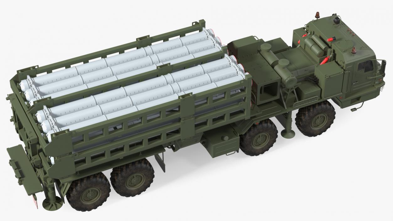 3D model Vityaz S 350E 50R6 Missile Launcher