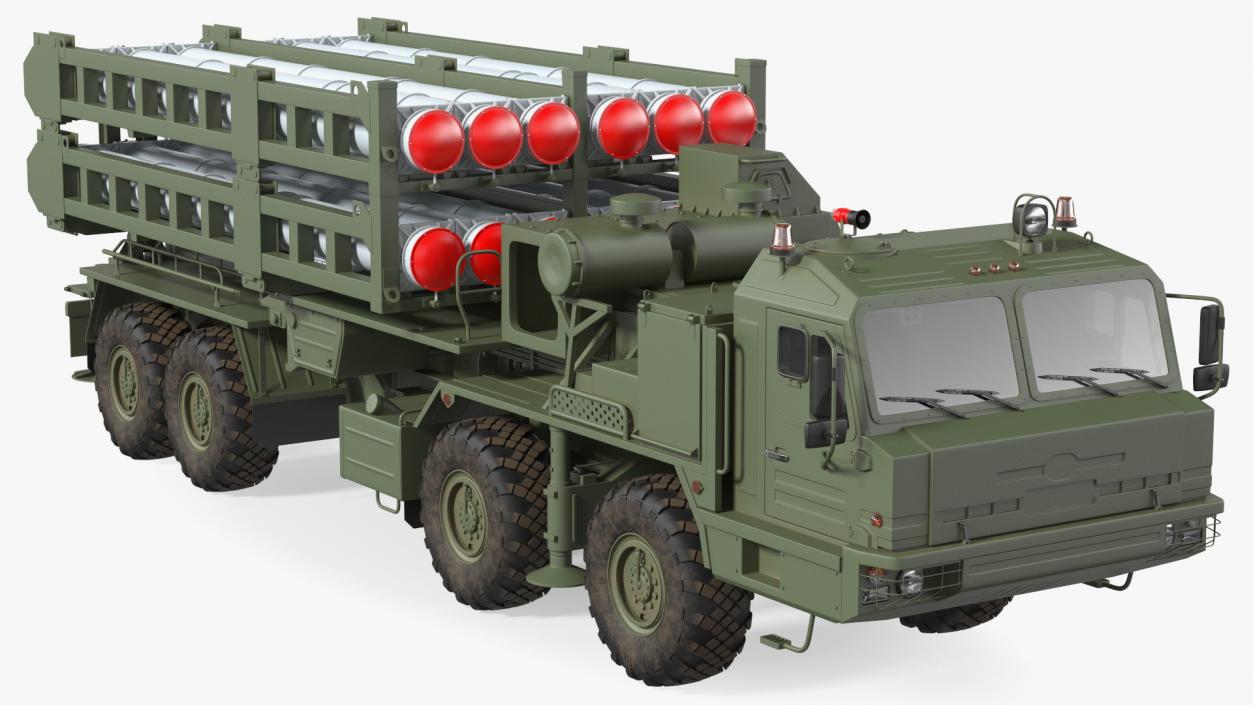 3D model Vityaz S 350E 50R6 Missile Launcher