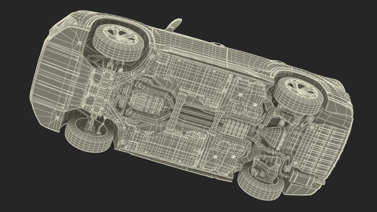 Subaru Forester 2022 Red 3D model