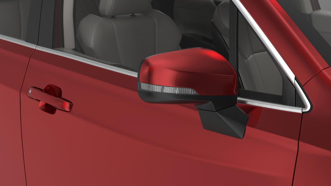 Subaru Forester 2022 Red 3D model