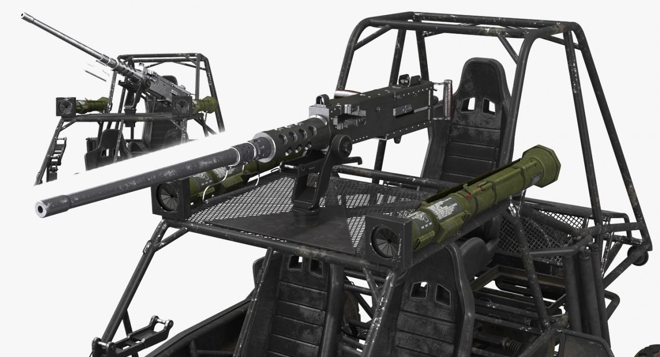 Desert Patrol Vehicle DPV Rigged 3D