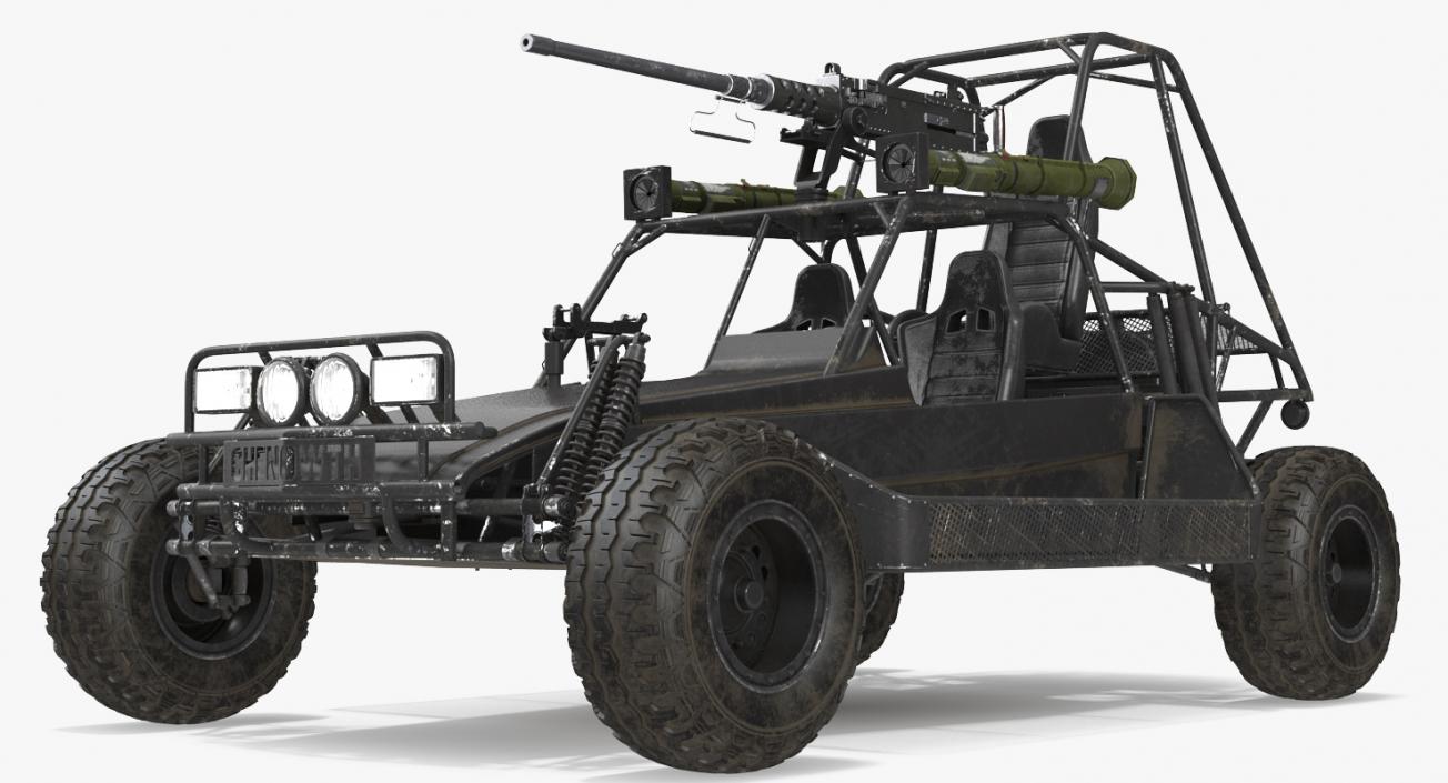 Desert Patrol Vehicle DPV Rigged 3D