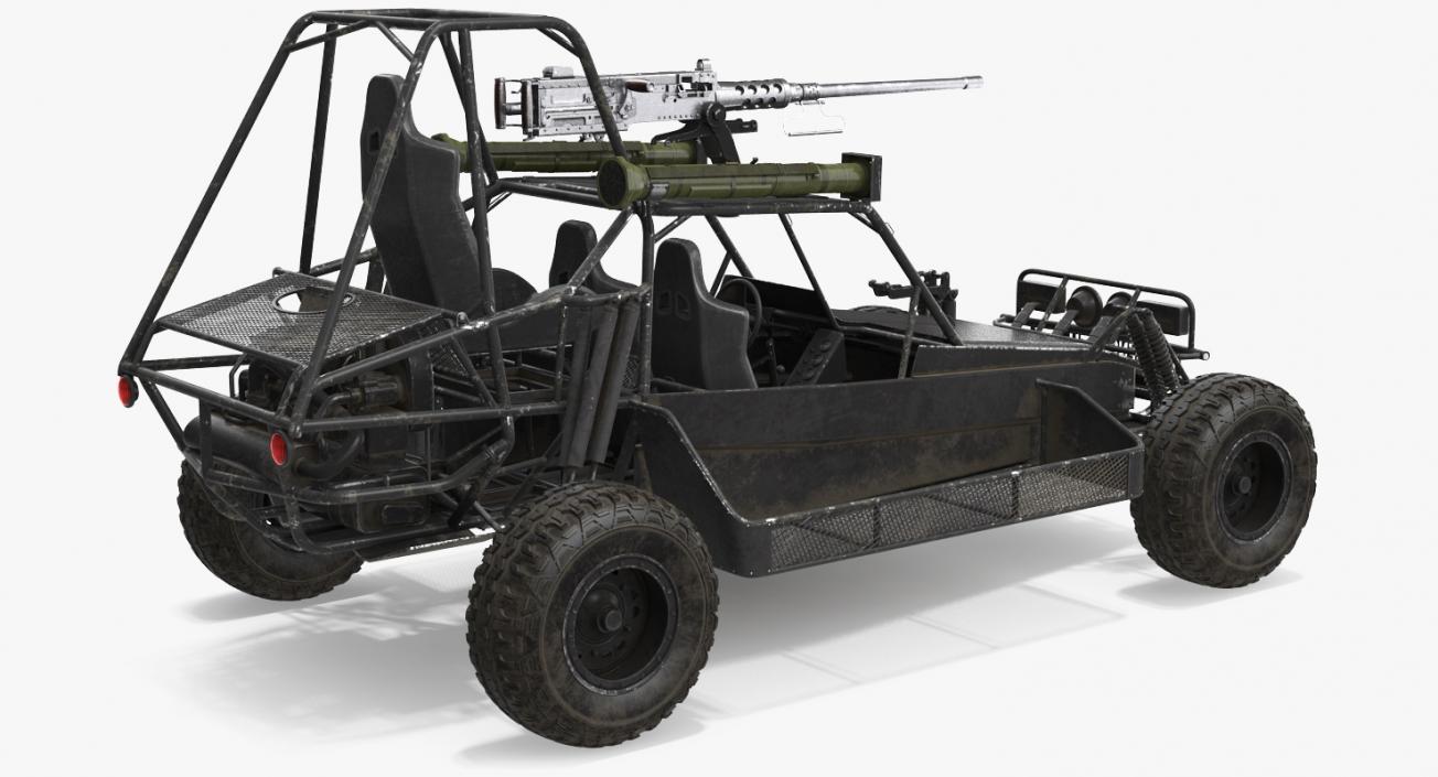 Desert Patrol Vehicle DPV Rigged 3D