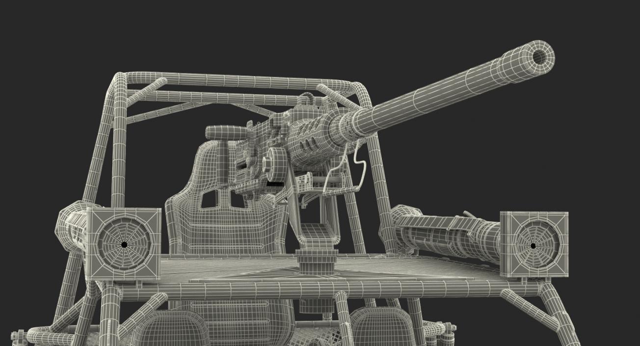 Desert Patrol Vehicle DPV Rigged 3D