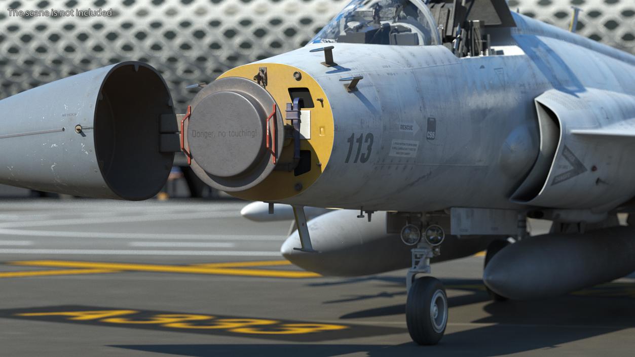 PAC JF-17 Thunder Pakistan Air Force with Armament Rigged 3D