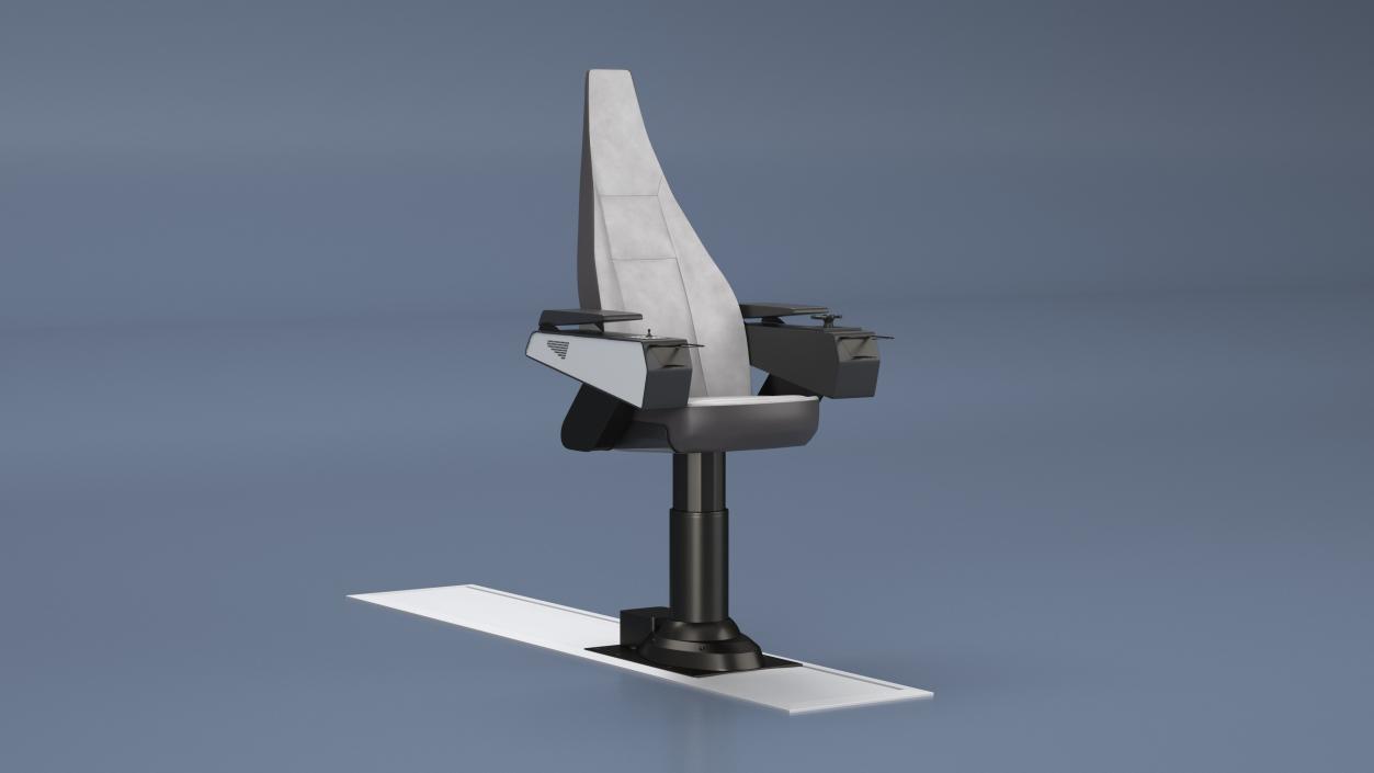 3D Ship Captain Chair model