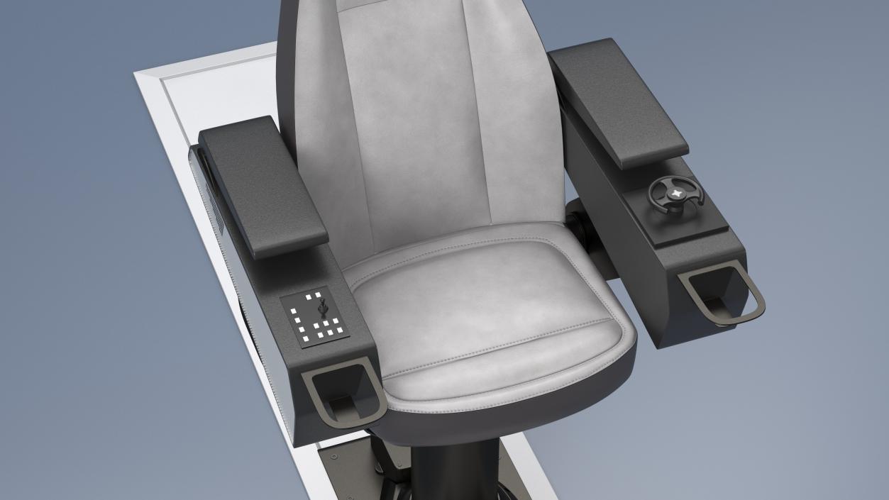 3D Ship Captain Chair model