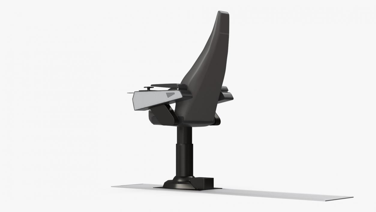 3D Ship Captain Chair model