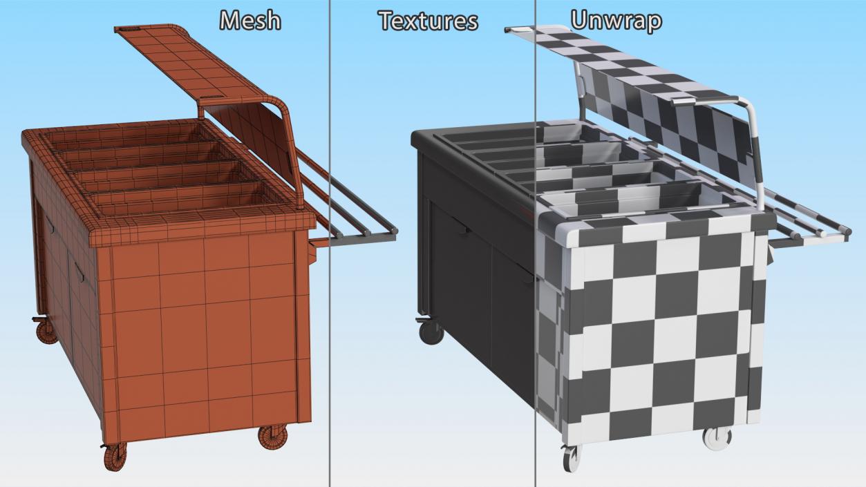 Counter Cooled Self Service Line 3D