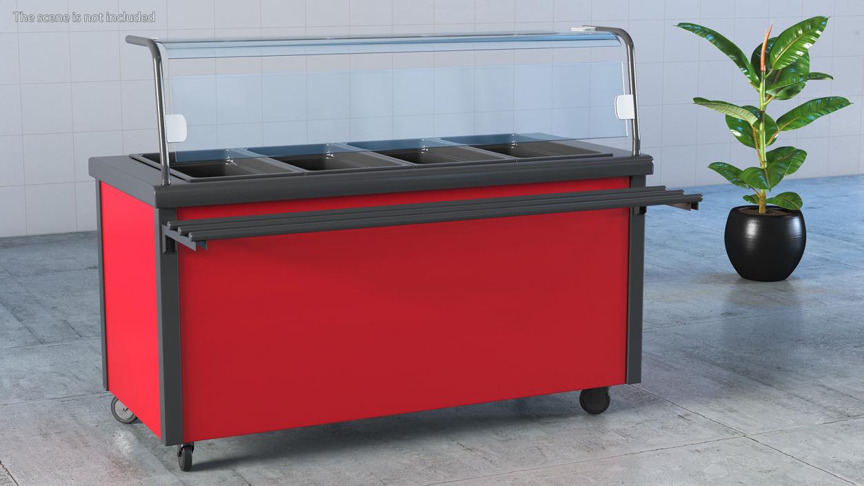 Counter Cooled Self Service Line 3D