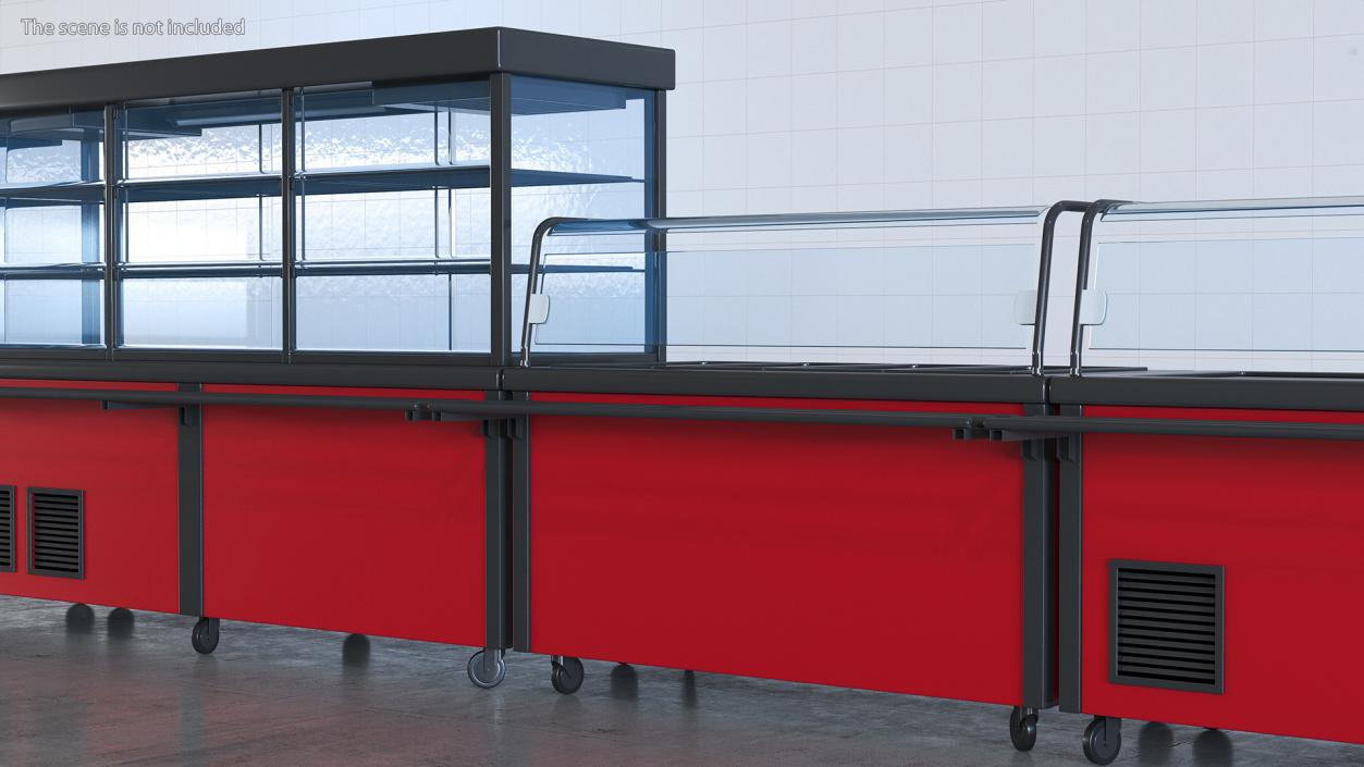 Counter Cooled Self Service Line 3D