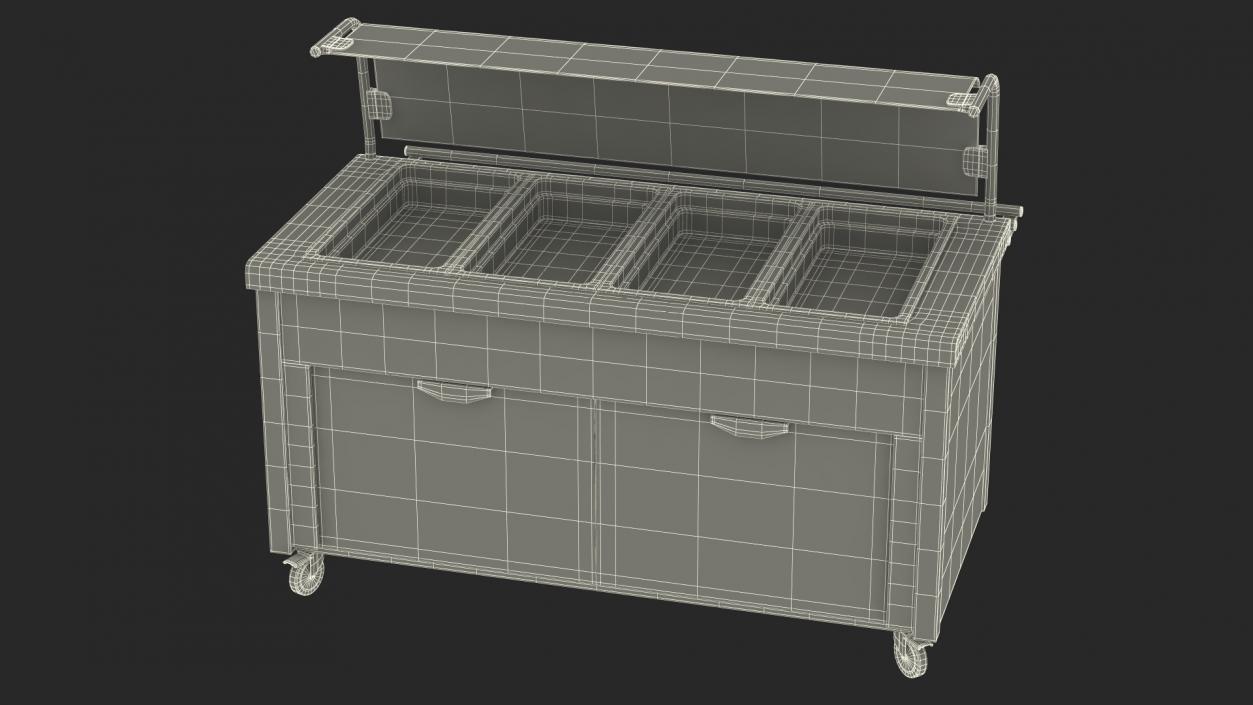 Counter Cooled Self Service Line 3D