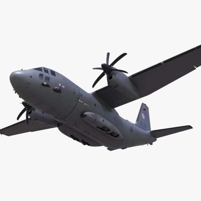 Aircraft C-27J Spartan Italian Rigged 3D