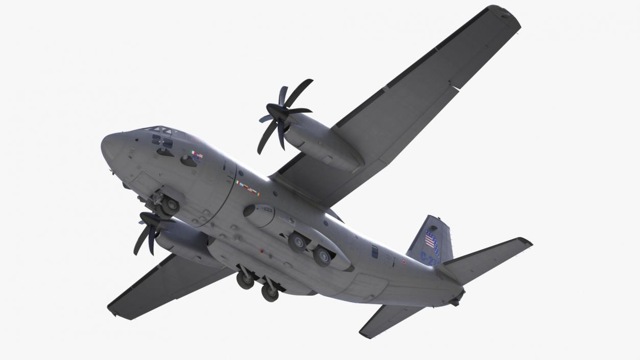 Aircraft C-27J Spartan Italian Rigged 3D