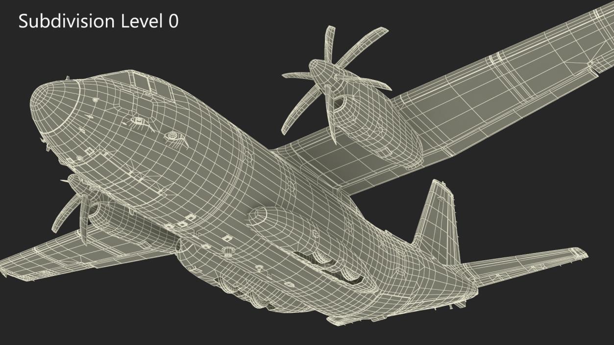 Aircraft C-27J Spartan Italian Rigged 3D