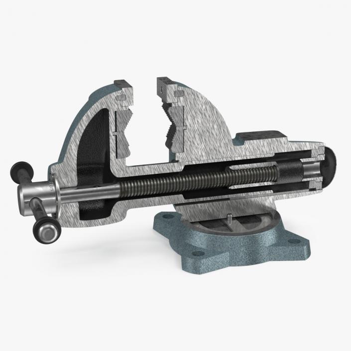 3D Wilton Bench Vise Cross Section