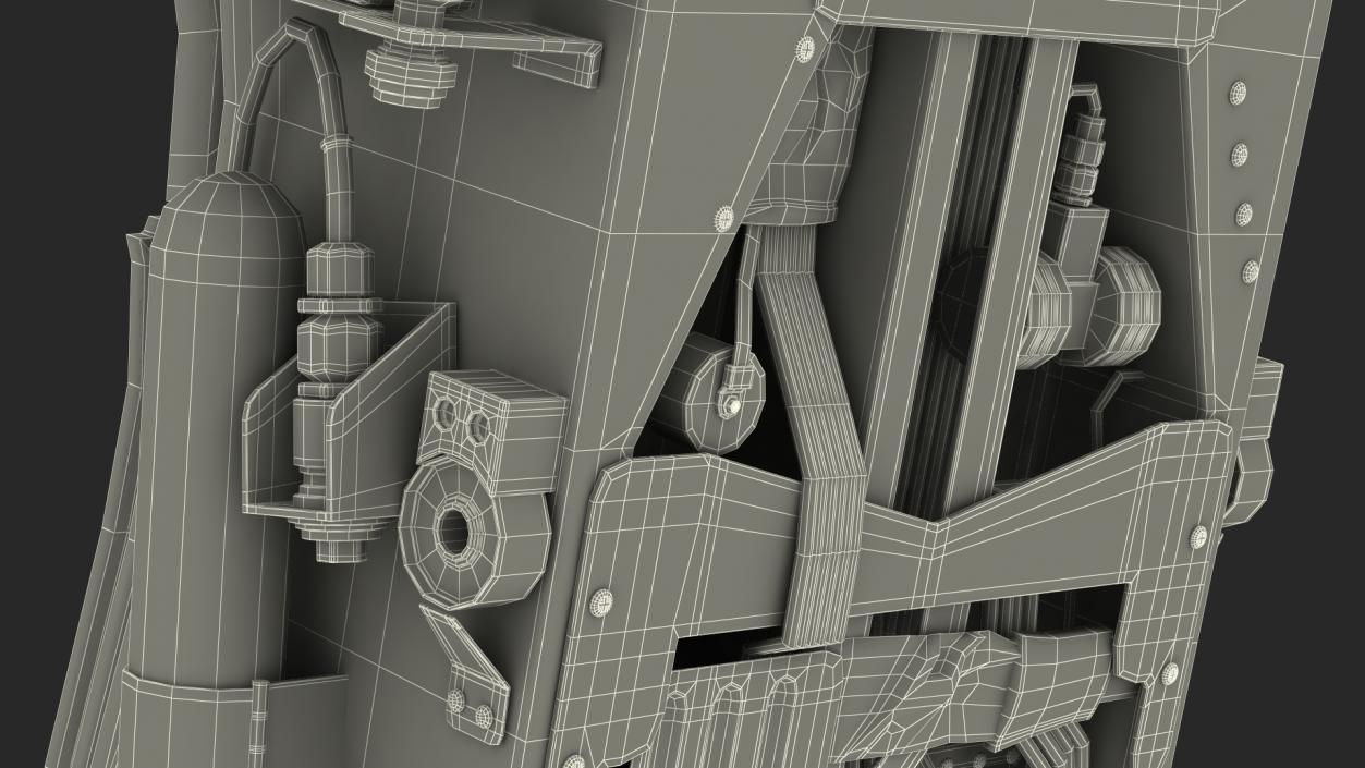 3D ACES II Ejection Seat System model