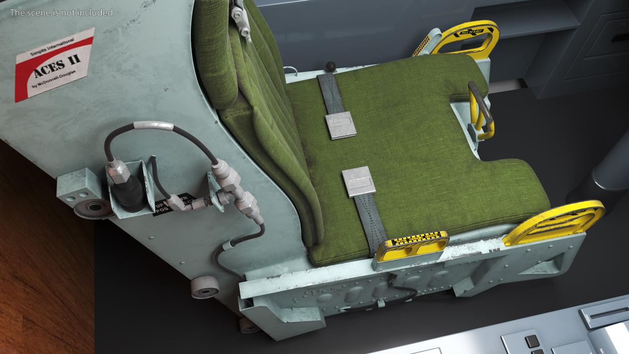 3D ACES II Ejection Seat System model